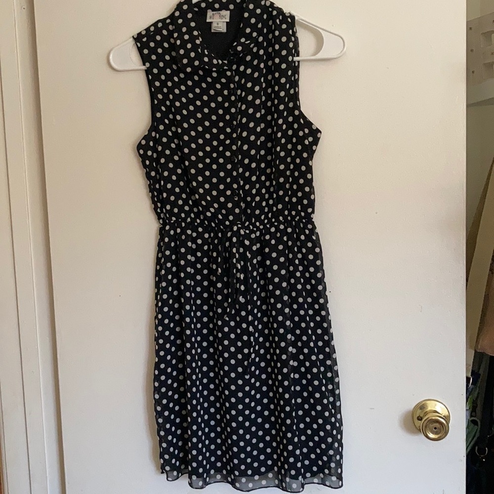 Black and white dress